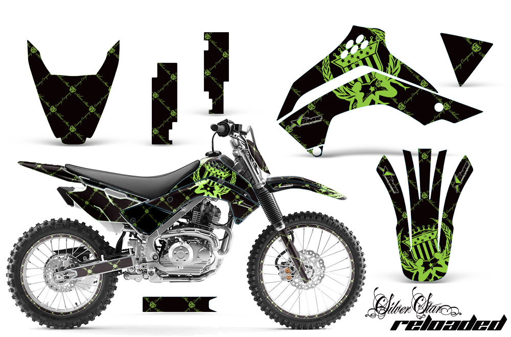 Kawasaki KLX 140 2008 2012 Graphic Kit SSR GB NPs